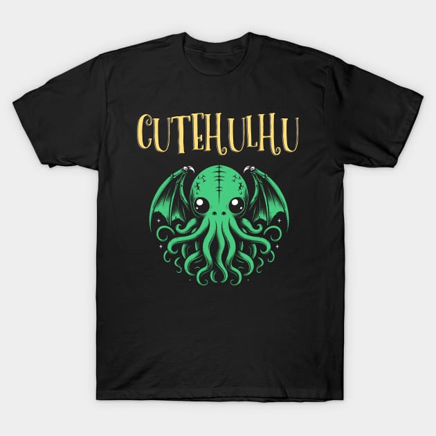 Cute Cthulhu or Just Cutehulhu! T-Shirt by MetalByte